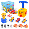 BAKAM Toddler Toys 3-4 for Boys Girls, Balloon Launcher & Powered Car Set, Fun Toddlers STEM Toy Balloon Pump Cars Racer Kit for