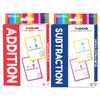 Bazic Addition & Subtraction Flash Cards, Number Math Calculation Card Game Education Training Learning Practice Activities (36/Pack), Set Of 2-Pack