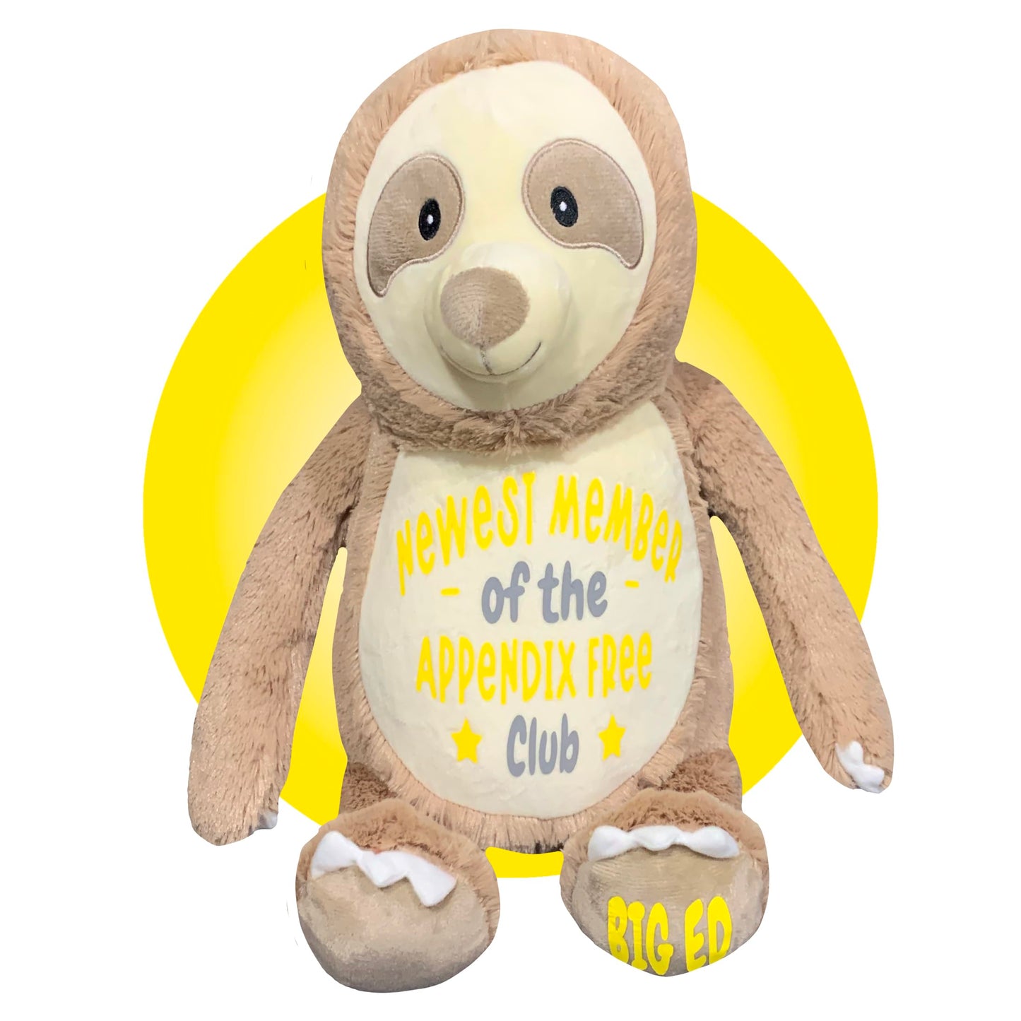 Appendix Plush 17'' Tall - Personalized Appendix Plushy - Appendix Surgery Recovery Gifts - Appendectomy Recovery Gifts For Kids
