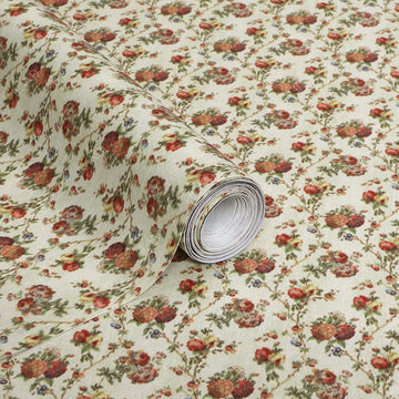 Iland Originality Dollhouse Wallpaper 39 * 15.7 Inch, Dollhouse Accessories On 1:12 Scale Or 1:6 Scale (Fragrant)