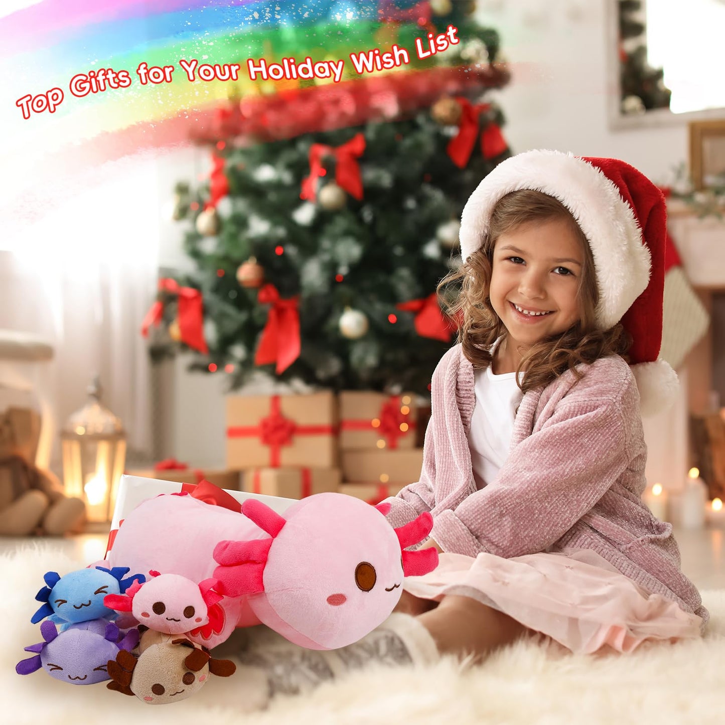 Aurora® Playful Teddy Pets™ Tuxedo Cat Stuffed Animal - Unique Design - Endless Play - Black 6.5 Inches