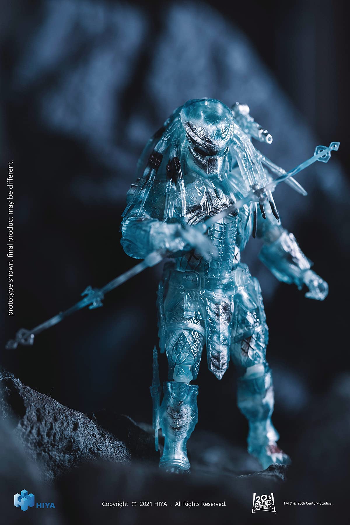 Hiya Toys Alien Vs Predator: Active Camouflage Scar 1:18 Scale Figure,Multicolor