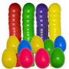 24 Fillable Plastic Easter Eggs Hunt Party Supply Pack - 2.5'' Assorted Color Plastic Eggs