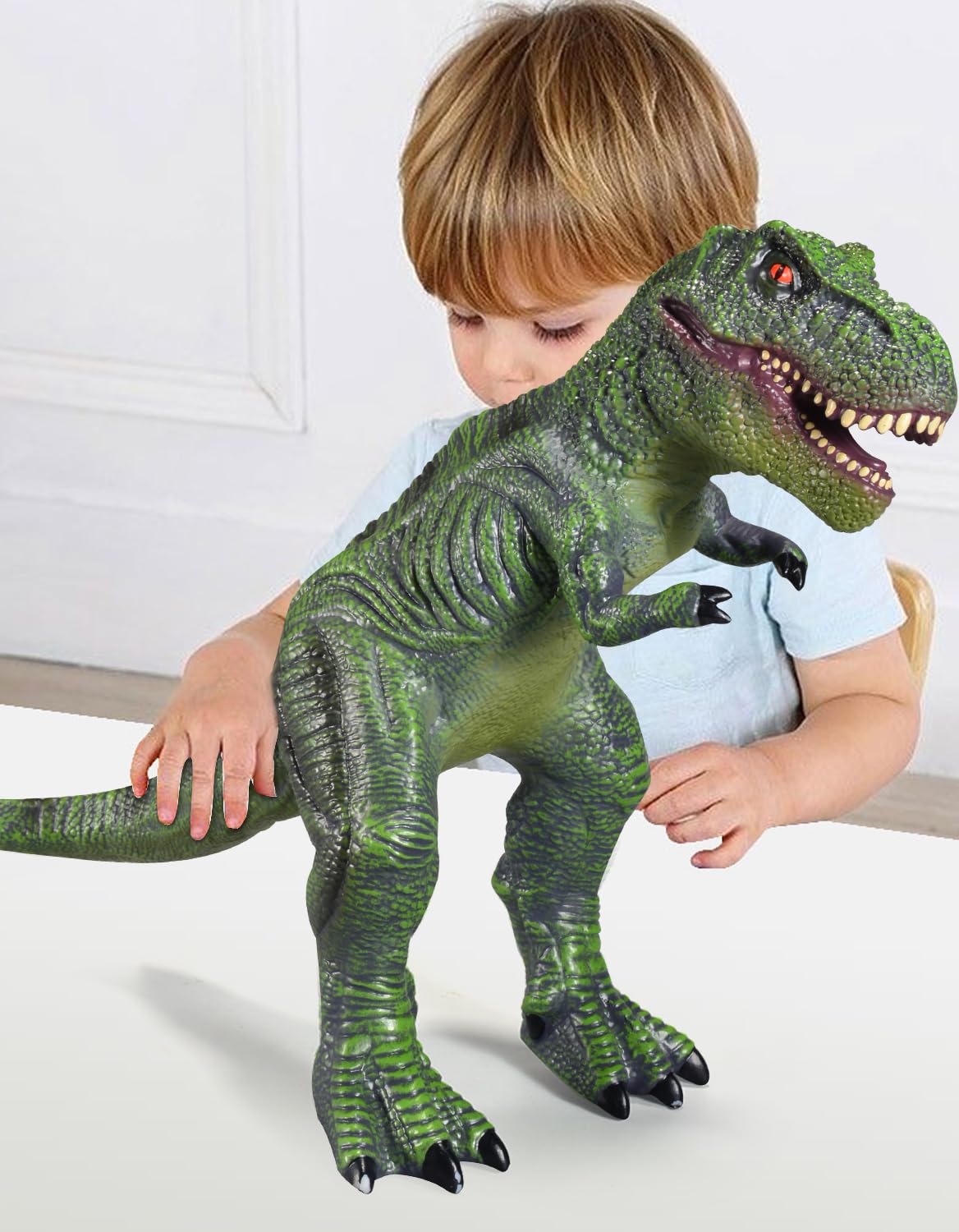 Yongjule Large Soft Dinosaur Toys- 28' Jumbo Dinosaur Toys For Boys, Realistic Looking Dinosaur, Giant Dinosaur Toys For Kids 3-5, Toddler Dinosaur Toy Gift