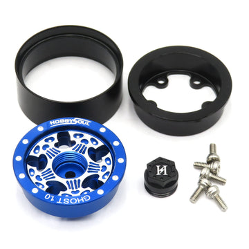 hobbysoul Heavy 1.0 Beadlock Wheels Weight 20g/Rim Rims for 1:24 RC Crawler Axial SCX24 / Traxxas 1/18 TRX4M, (4-Pack)