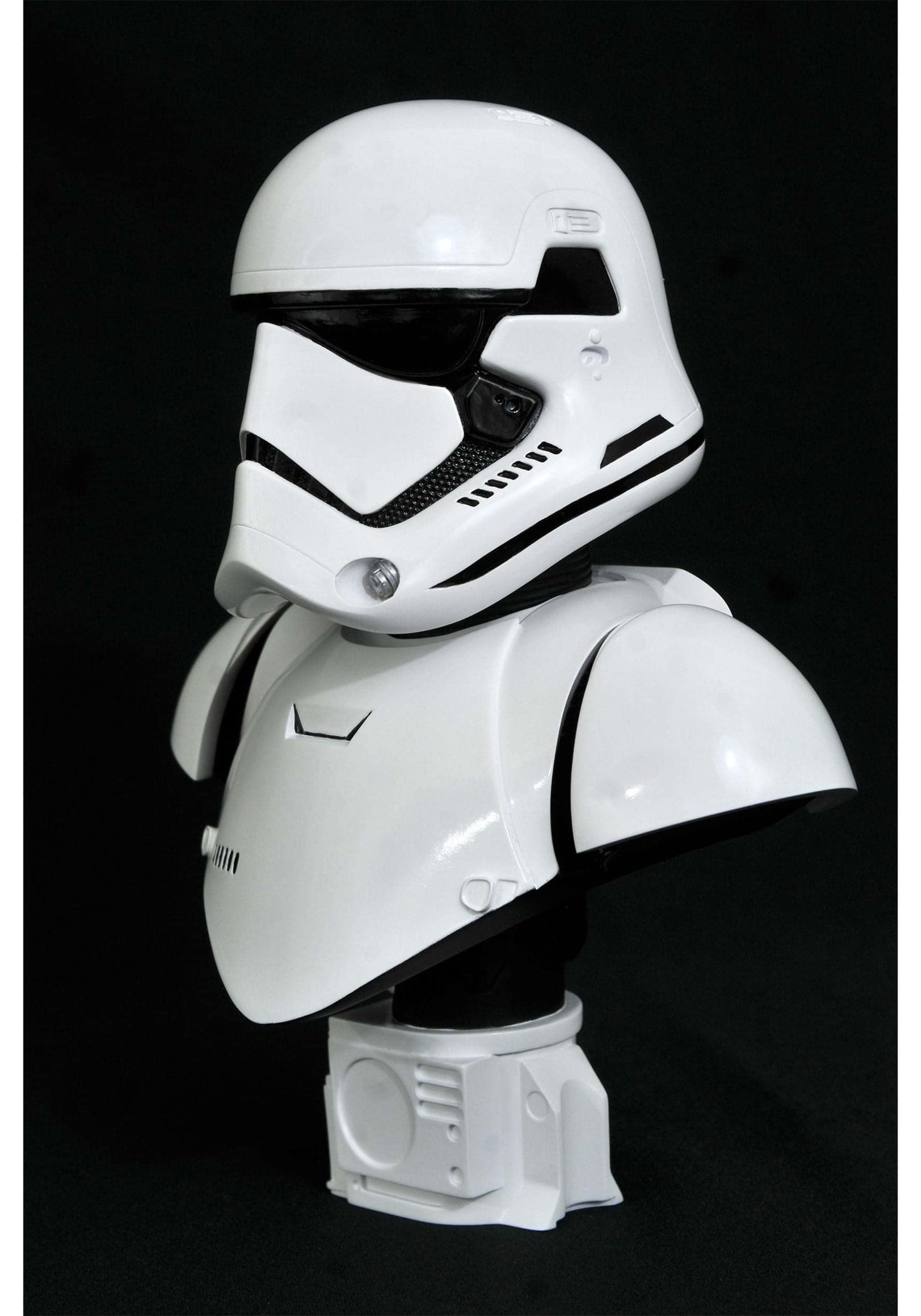 Diamond Select Toys Star Wars: The Force Awakens: First Order Trooper Legends In 3-Dimensions 1:2 Scale Bust, Multicolor