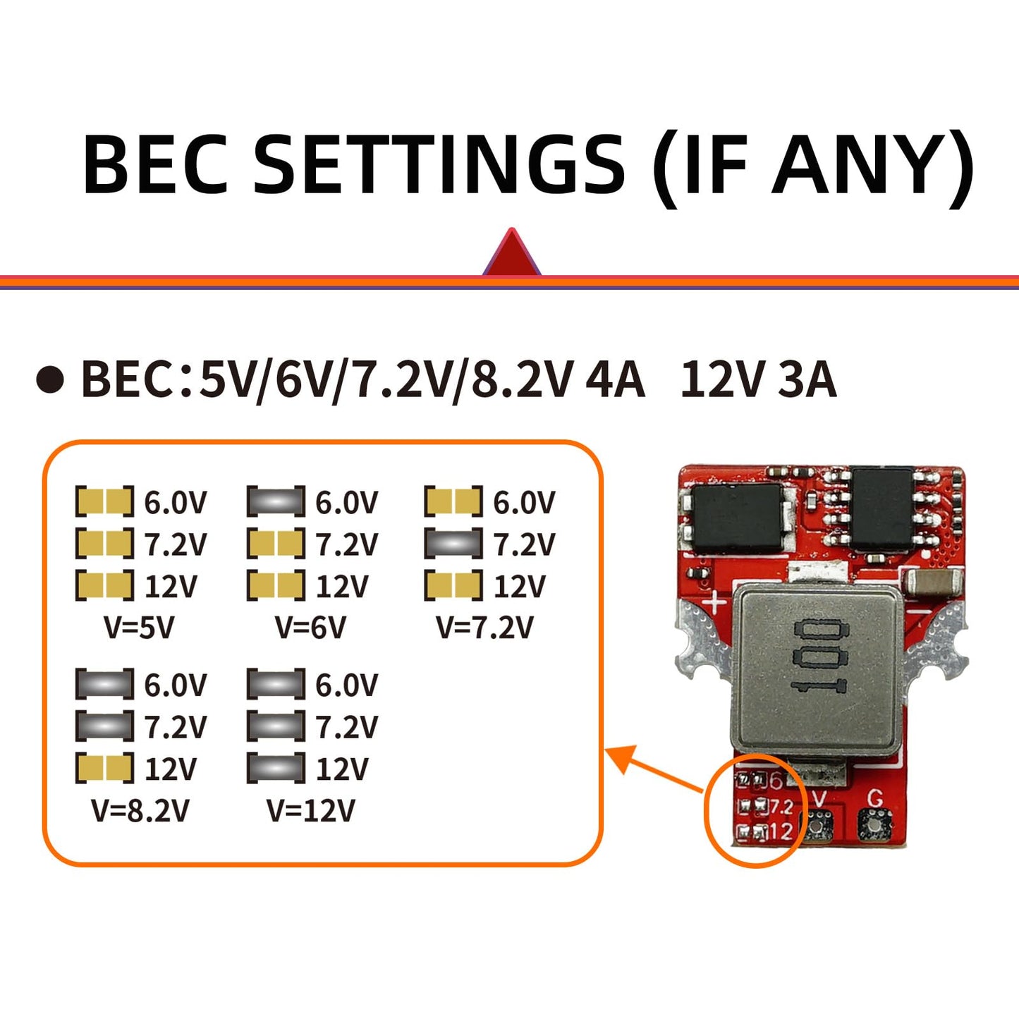 70A Bidirectional ESC, SEQURE Brushless Motor Electronic Speed Controller, Brake, Reverse, Forward, 2S-6S Lipo BLHeli_32 ESC 5V/