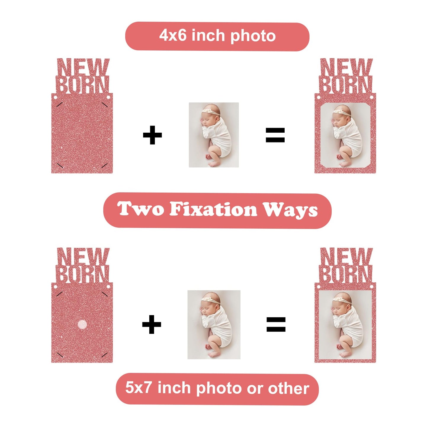 1St Birthday Baby Photo Banner, Happy Birthday Banner 17Pcs First Birthday Decorations For Girl Newborn To 12 Months, First Birt