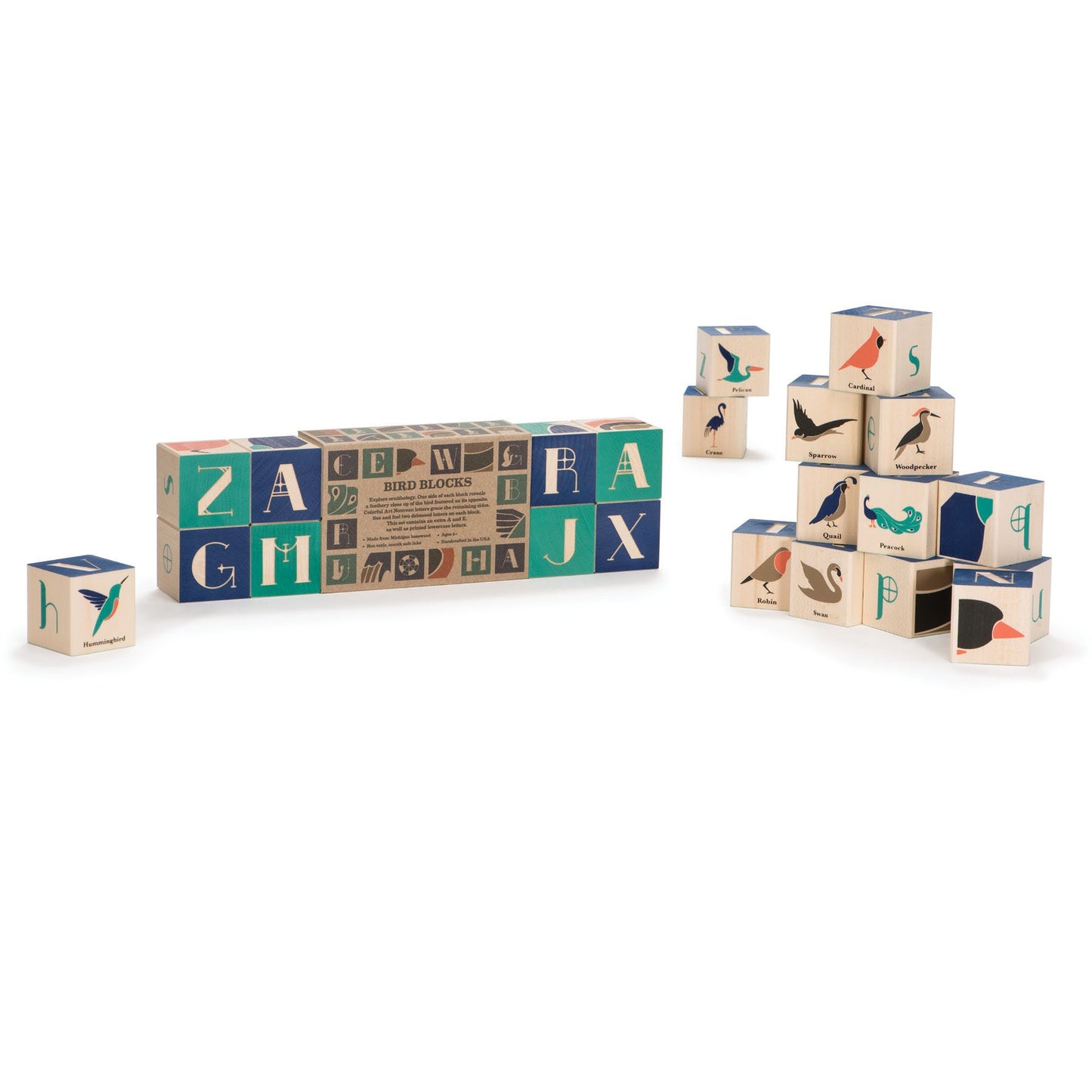 Uncle Goose Bird Blocks - Made In The Usa