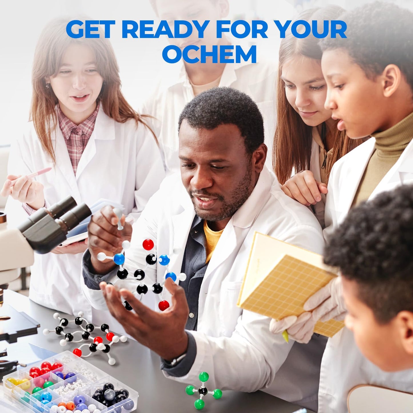 Molecular Model Kit (404 Pcs), Organic Chemistry Molecule Science Gifts For Ochem And Inorganic Students And Teachers
