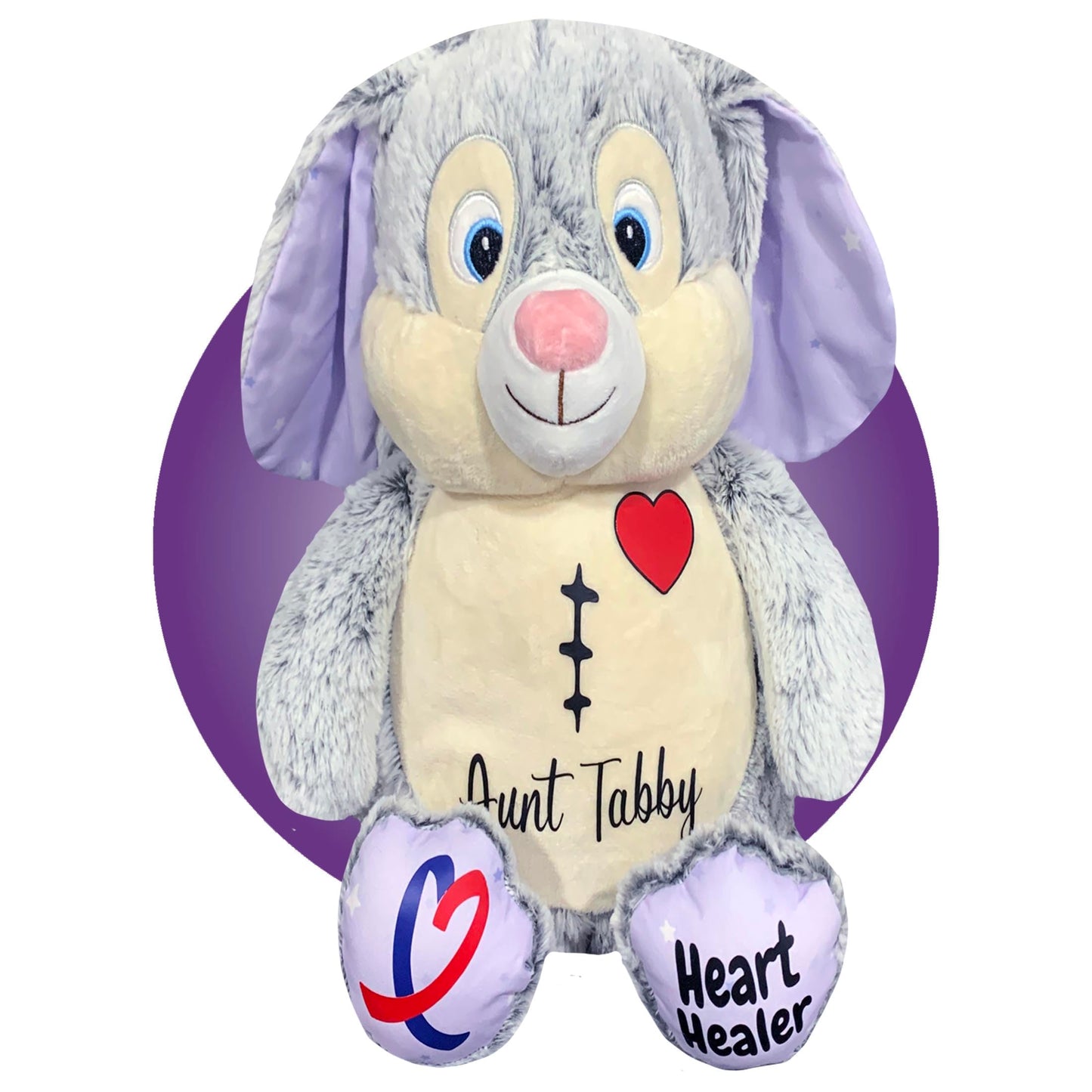 Personalized CHD Heart Surgery Stuffed Animals - Surgery Teddy Bear Gifts - Gifts for kid having heart surgery - Custom Scar Bud