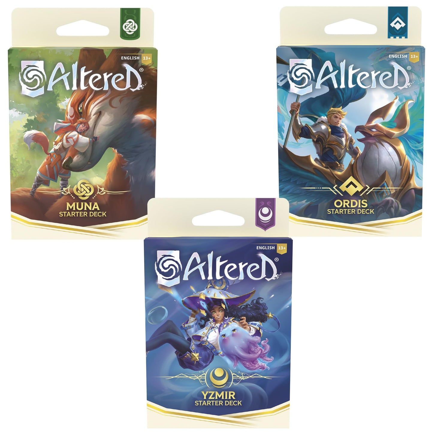 Equinox Altered Beyond The Gates 6-Pack Starter Deck Display - Unique Deck Building, Strategic Non-Combat Gameplay, Collectible
