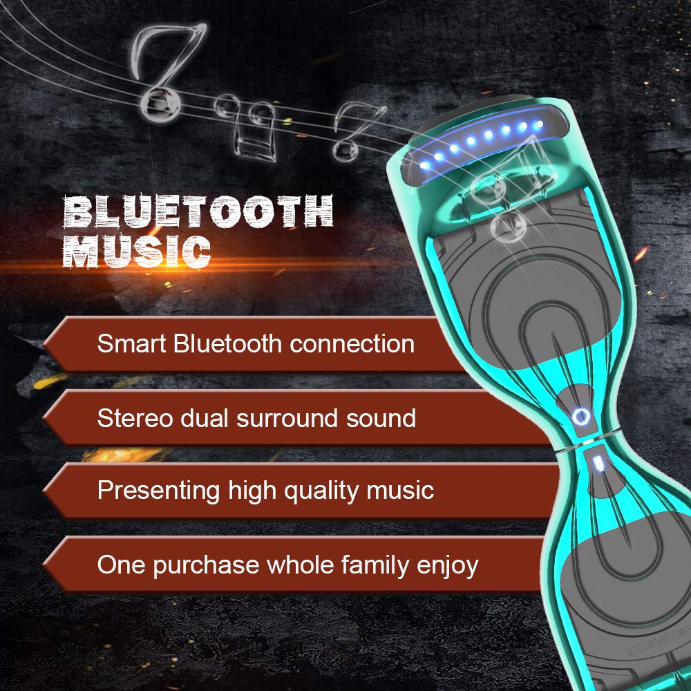 Hoverboard Certified Hs2.01 Bluetooth Flash Wheel With Led Light Self Balancing Wheel Electric Scooter