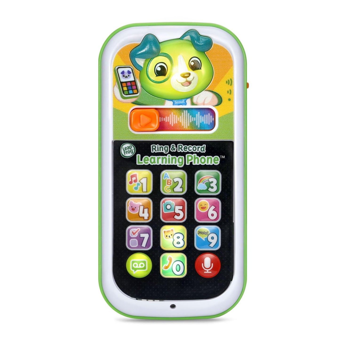 LeapFrog Scouts Ring and Record Learning Phone, Infant Pretend-Play Toy