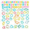 Colorations Assorted Cut Set & Alphanumeric Set