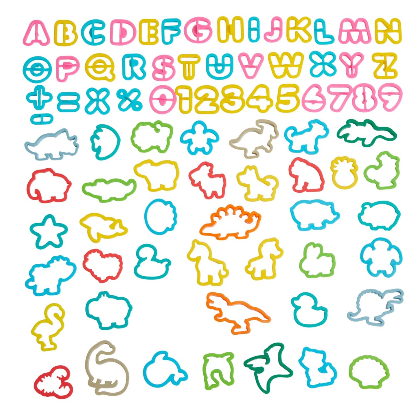 Colorations Assorted Cut Set & Alphanumeric Set