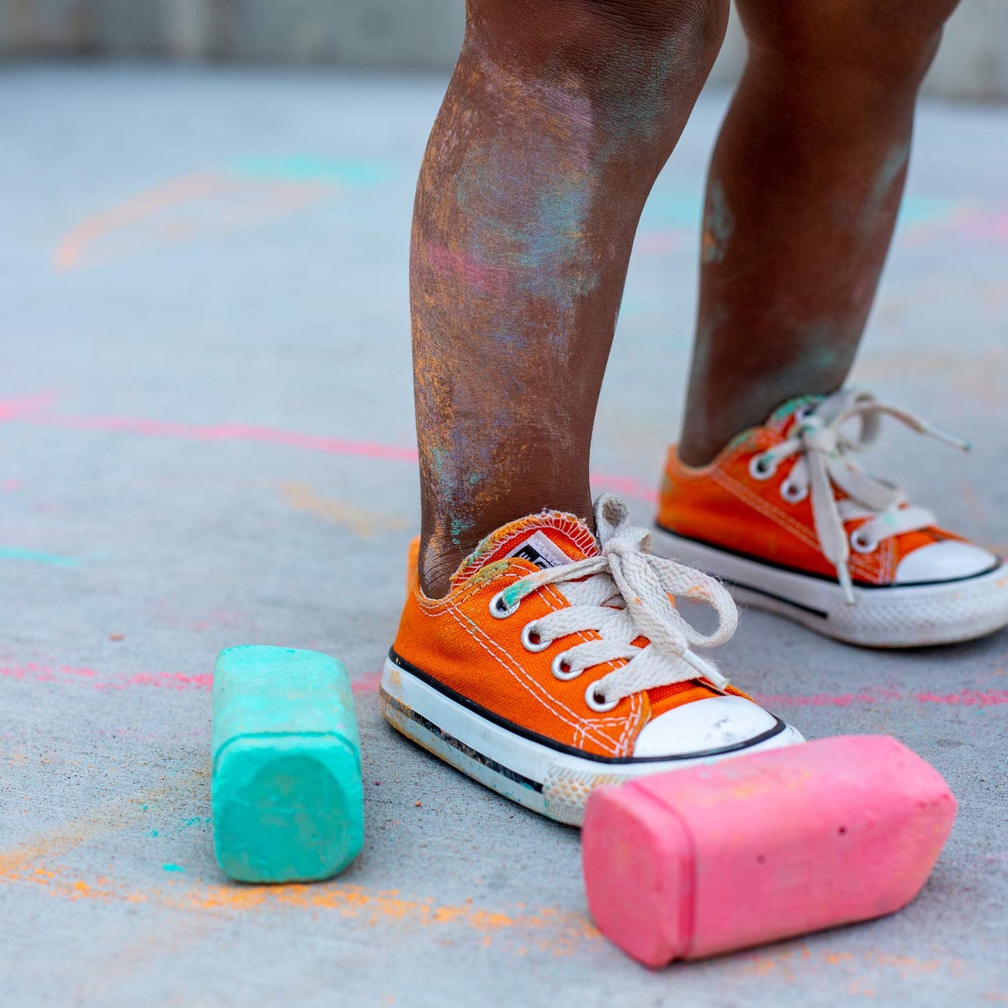 Urban Infant Non-Toxic Sidewalk Chalk for Toddlers 1-3 and Kids - Washable Outdoor Jumbo Chalk - Birthday