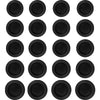 Boao 20 Pieces Piggy Bank Stopper Replacement Piggy Bank Plugs Bulk Rubber Saving Box Stopper(5 Sizes,Black)