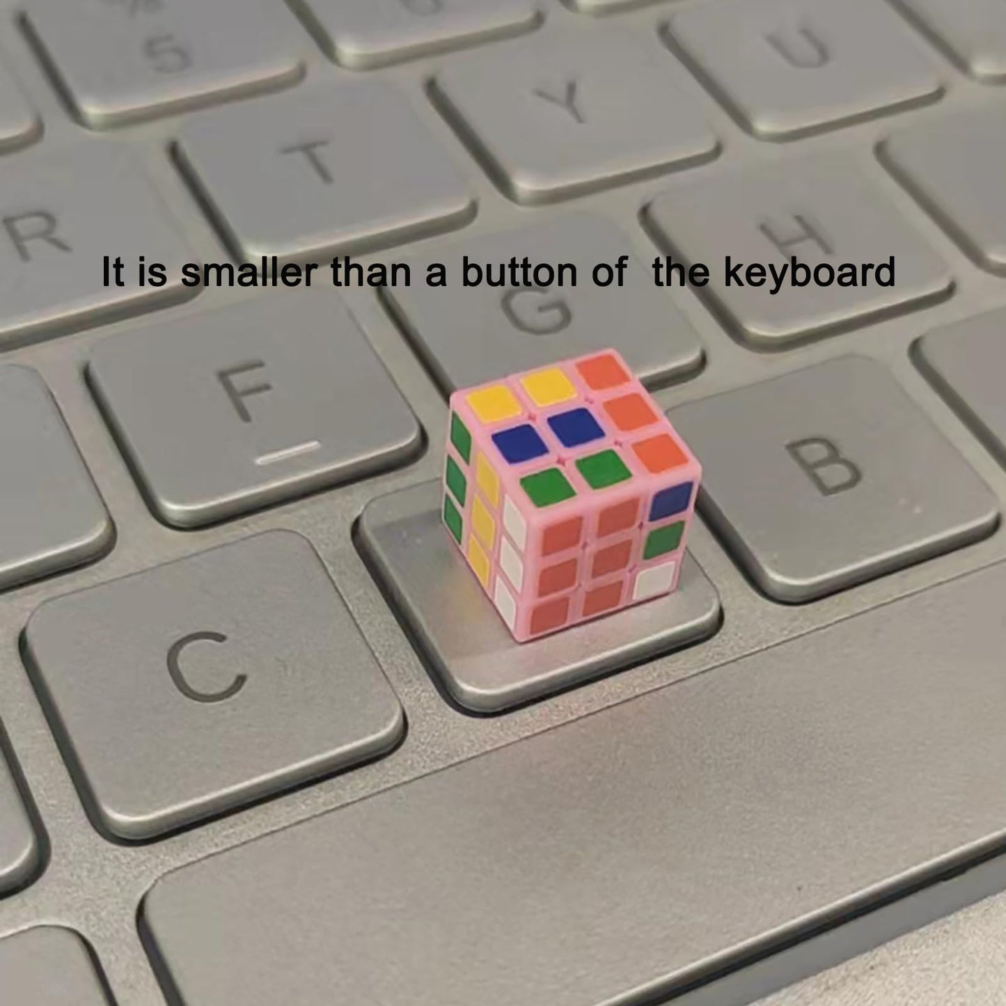 XINGLETOYS Mini Cube 3x3 - Cube Lab 1x1x1cm Smallest Cube Smooth Magic Cube Puzzle for Kids and mature-themed (Blue)