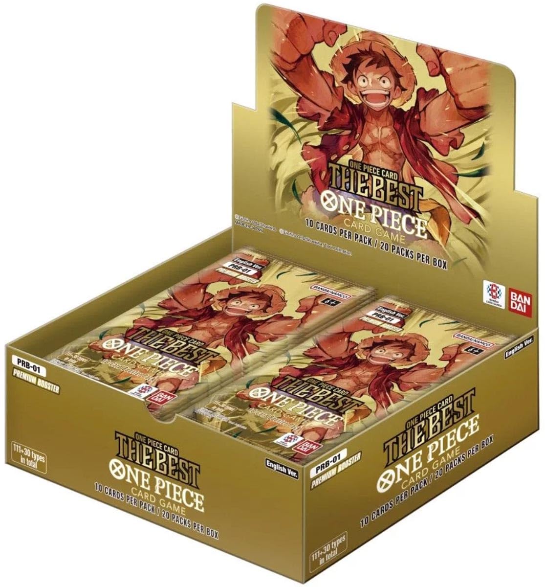 one piece card game board Bandai Prb-01 One Piece Premium Booster Display Card Game