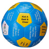 TaliCor Thumball 4-Inch Activity Ball - Teal/Yellow, Vinyl, Small - Engage Students, Boost Energy, Improve Coordination
