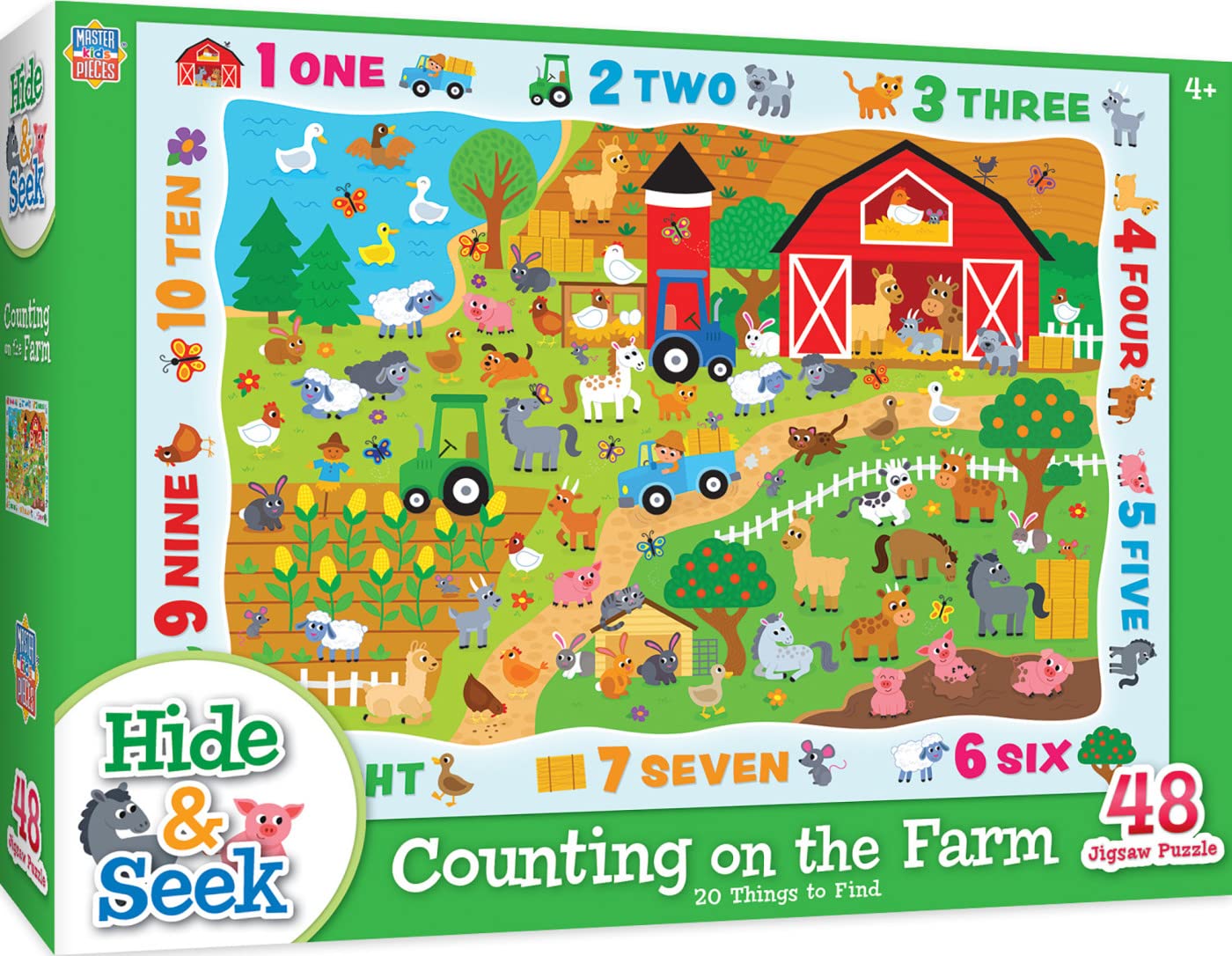 Counting On The Farm 48 Pc