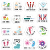 400 Pcs Nursing Stickers Funny Pun Nurse Stickers Medical Themed Decals Nursing Student Stickers Nurse Accessories For Water Bottles Laptop Envelopes Phone Nurses Week Supplies(Cute)