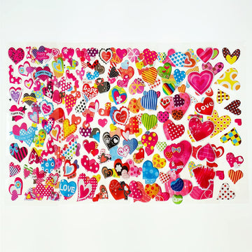 Six Vanka 3D Puffy Stickers For Kids, 8 Different Sheets Including Lovely Heart Sticker For Boys And Girls