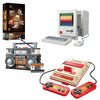 JMBricklayer mature-themed Vintage Building Sets 20132 Retro Game Console Computer Radio Collectible Model to Build Nostalgic 80s Gifts for Retro Lovers and Gamers Unique Vintage Decor Elements(552 Pieces)