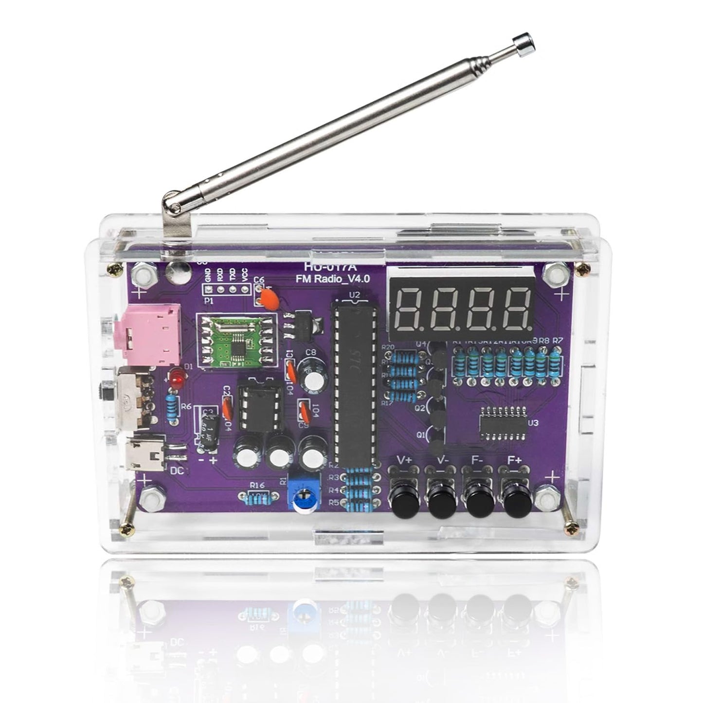Fm Radio Kit Soldering Practice Kit Diy Electronic Kits Radio Diy Kit Digital Diy Soldering Project Kit Isolderstore