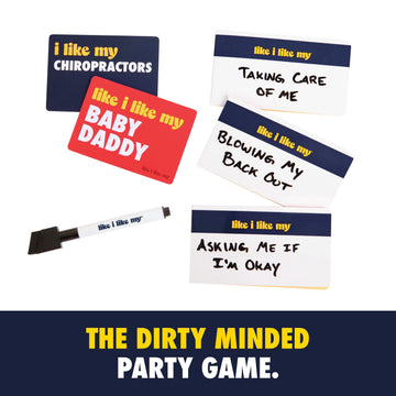 WHAT DO YOU MEME? Like I Like My Adult Party Game - Medium Size, Yellow Cardstock, Model LILM4018, Hilarious Comparisons