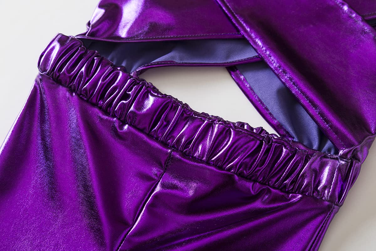 Ruikajia Selena Costume Selena Jumpsuit Costume Purple 5Years