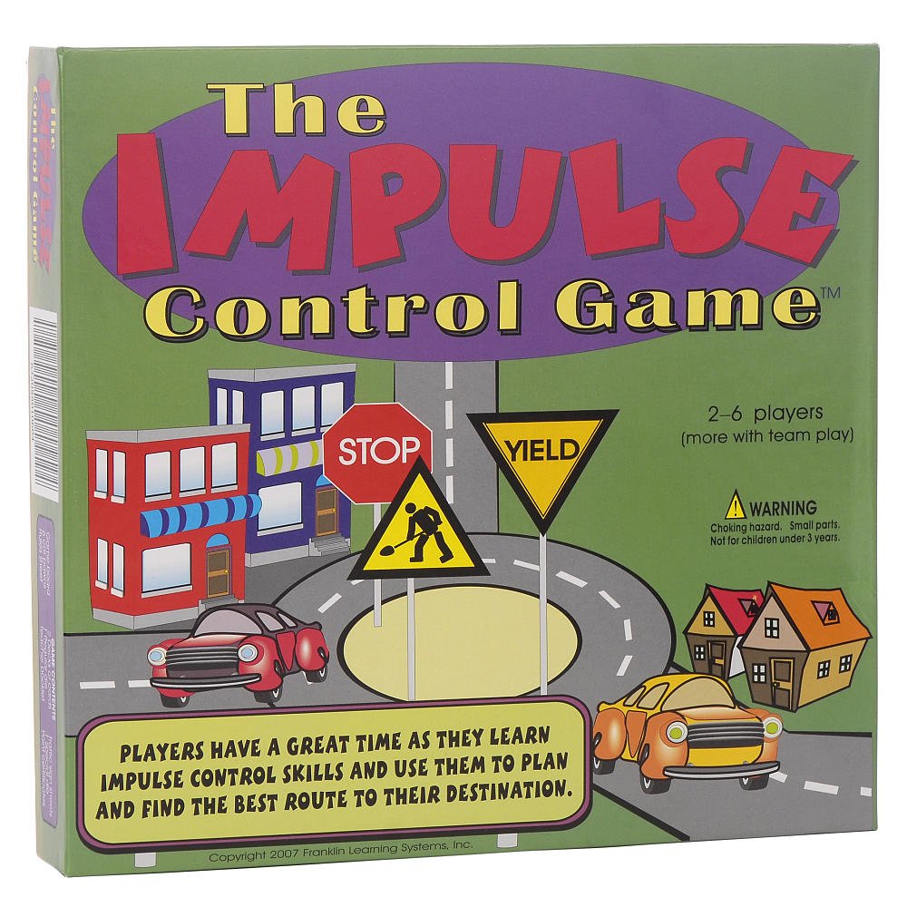 Franklin Learning Impulse Control Board Game - Blue, Paper Material, Model SN02806CQ