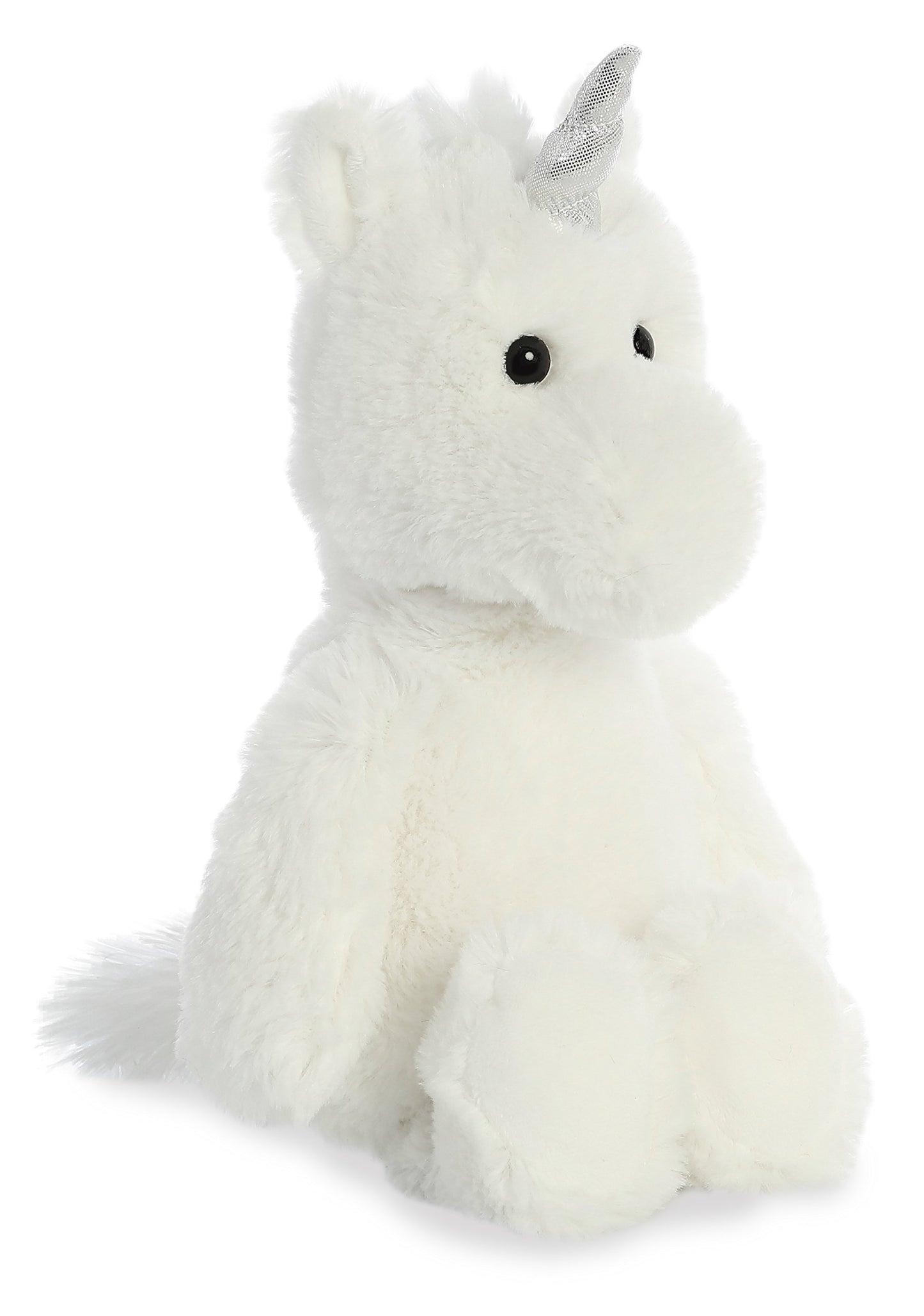 Aurora® Playful Cuddly Friends™ Unicorn Stuffed Animal - Comforting Cuddles - Imaginative Play - White 12 Inches