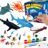 Funzbo Shark Toys Painting Kits For Kids Ages 4-8, Arts And Crafts For Kids With Art Supplies, Sea Animal Creatures Ocean Fish Toys For Toddlers Boys Girls Ages 3-12 Birthday Gift