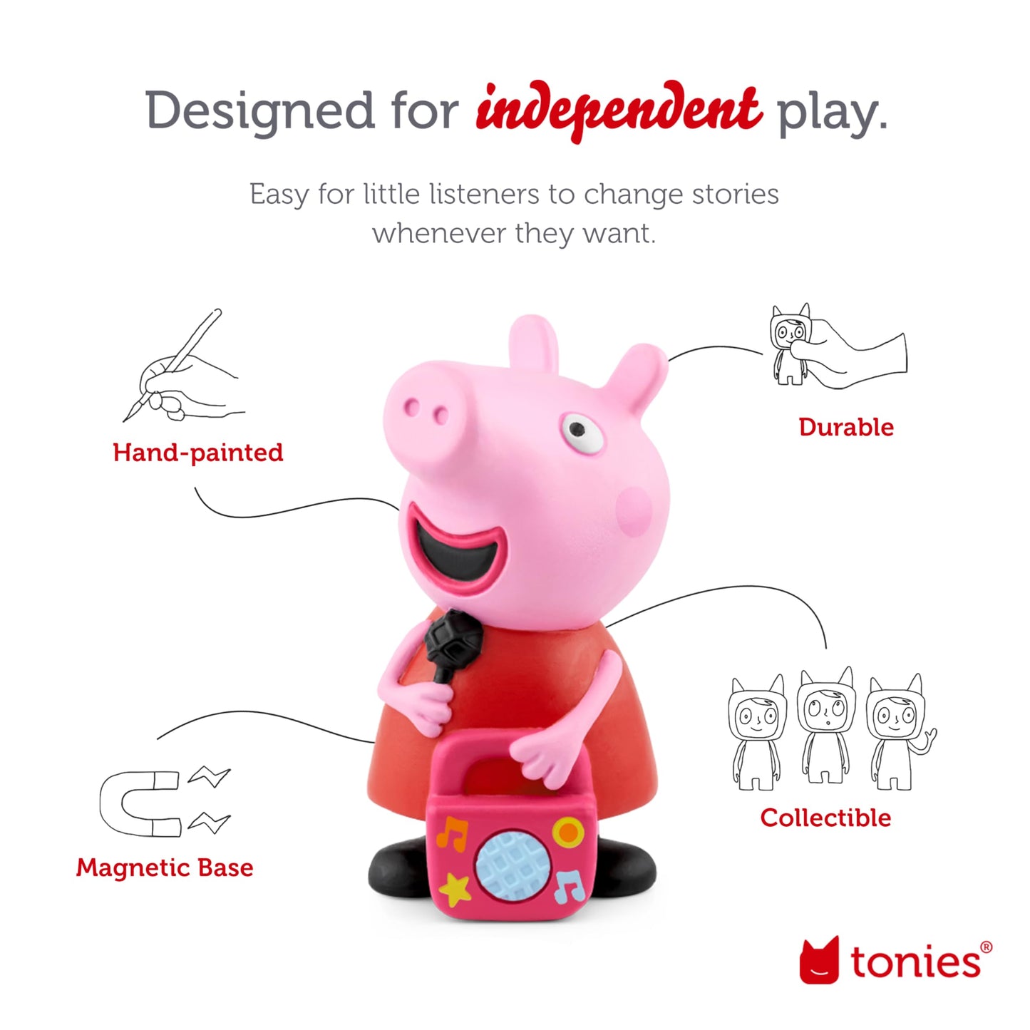 Tonies Peppa Pig: My First Album Audio Toy Figurine