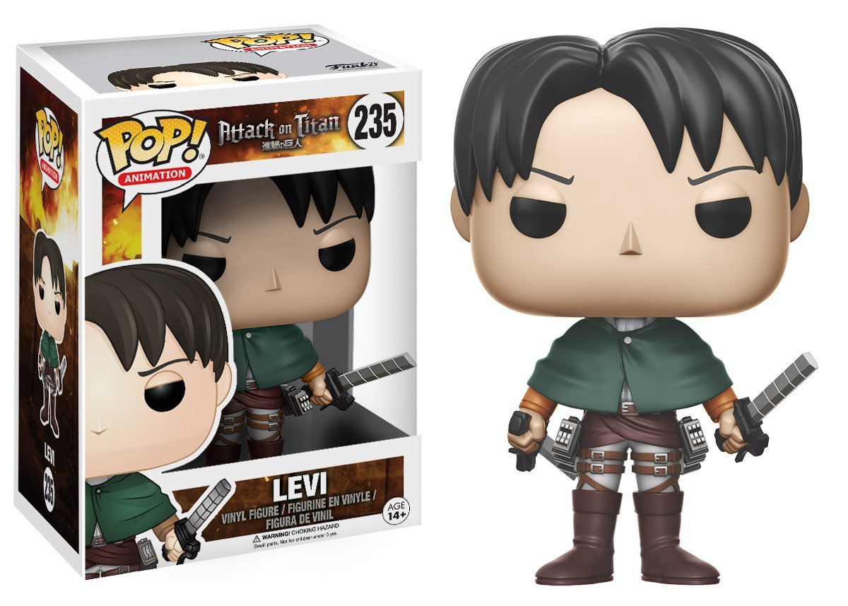 Funko Pop Anime Attack On Titan Levi Ackerman Action Figure
