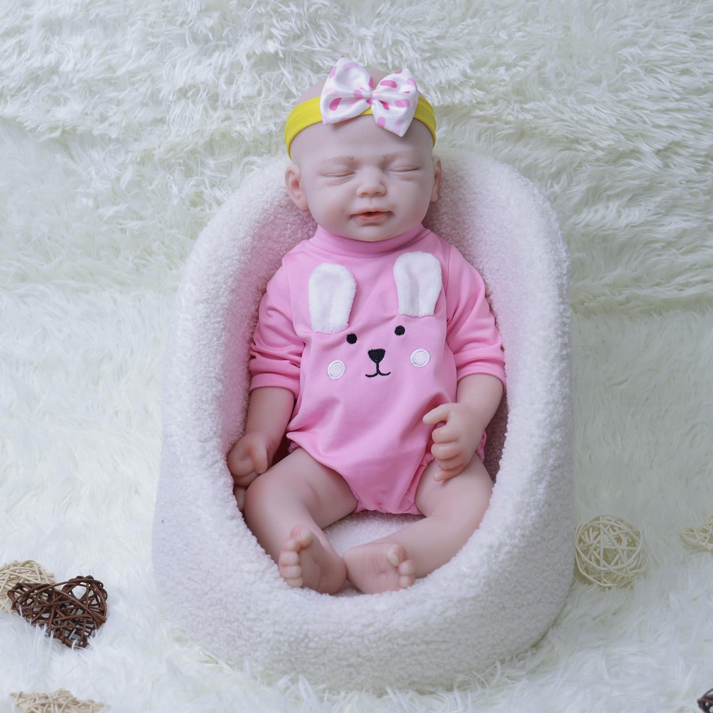 Aisite Full Silicone Baby Doll Girl With Drink And Pee - 18 Inch Realistic Reborn Baby Dolls Silicone Full Body Baby, Birthday Gifts For Girls And Boys Age 6+