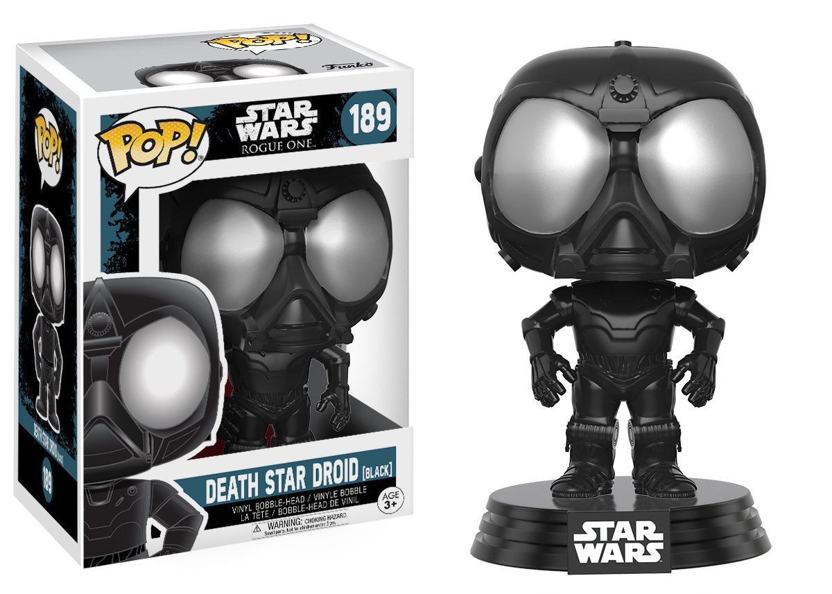 Funko Pop Star Wars: Rogue One - Death Star Droid (Black) Toy Figure