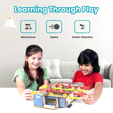 Smartivity Foosball Table Soccer Indoor Games For Kids Age 6-14 Years | Birthday Gifts For Boys & Girls | Diy Stem Educational Science Toy For Kids Age 6,7,8,9,10,11,12,13,14 Years