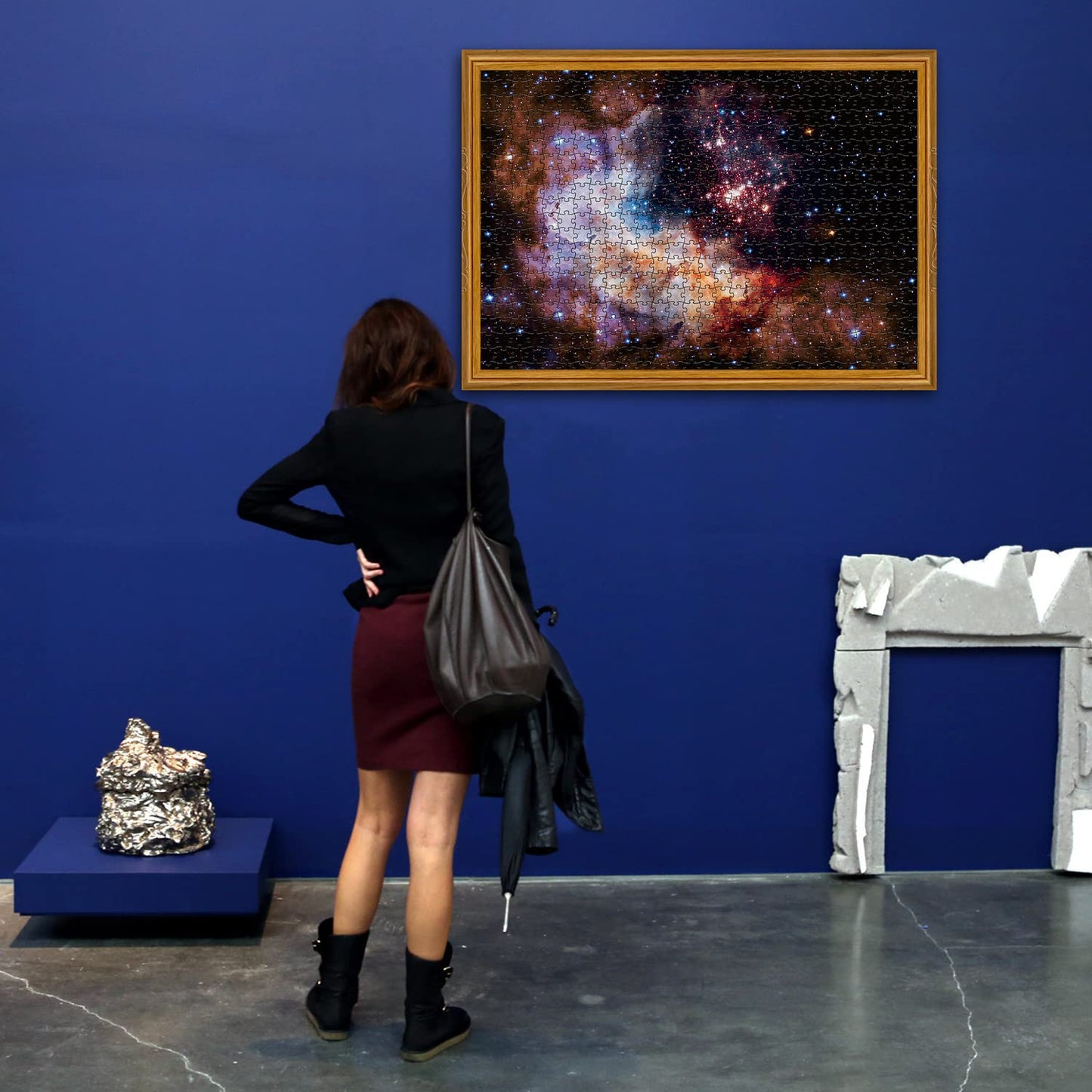 Space Puzzle 1000 Pieces Adult, Solar System Galaxy Puzzle, Hubble-Westerlund 2 Planets Star Nebula Universe Picture Jigsaw Puzzle