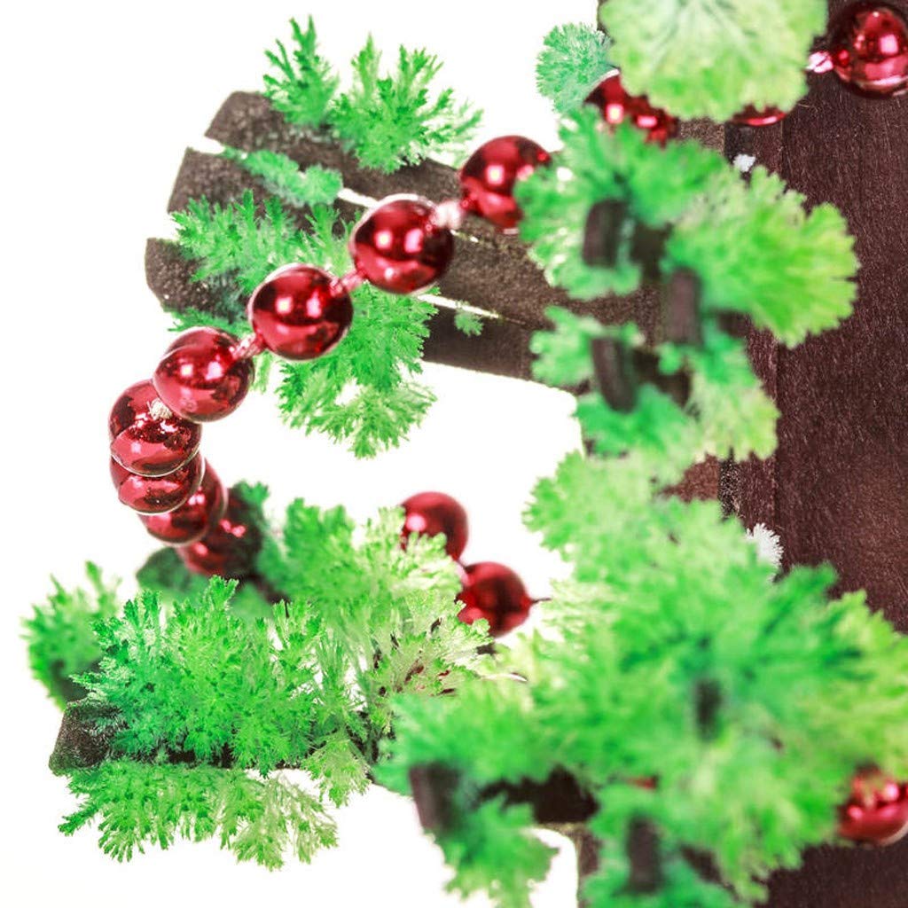 Geduochn Mini Christmas Tree Magic Growing, Paper Tree Diy Crystal Growing Kit/Ornaments Decoration Toy Novelty Xmas Gift Boys Girls Science Kits & Toys Learning Guide (2Pcs)