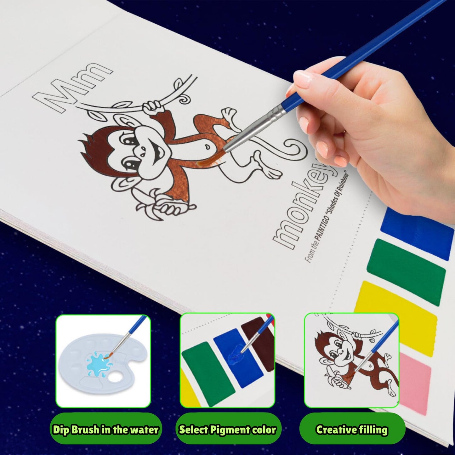 Rock Painting Kit for Kids 6-12 - Glow in The Dark Rock Painting Crafts Set, Arts and Crafts for kids ages 8-12, Stencils for Pa