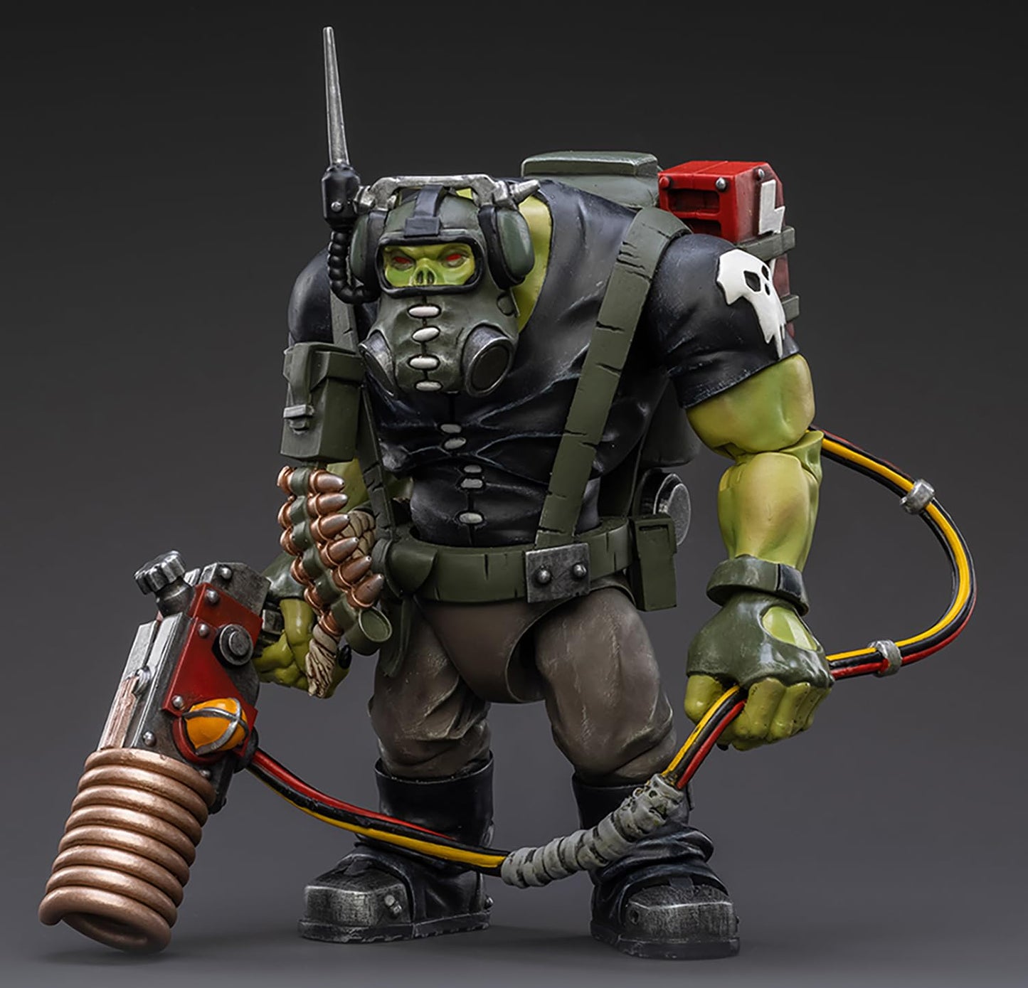Joytoy Warhammer 40K 1/18 Action Figures, Ork Kommandos Comms Boy Wagzuk Perfect For Collectors & Decor, Ideal Gift For Birthday