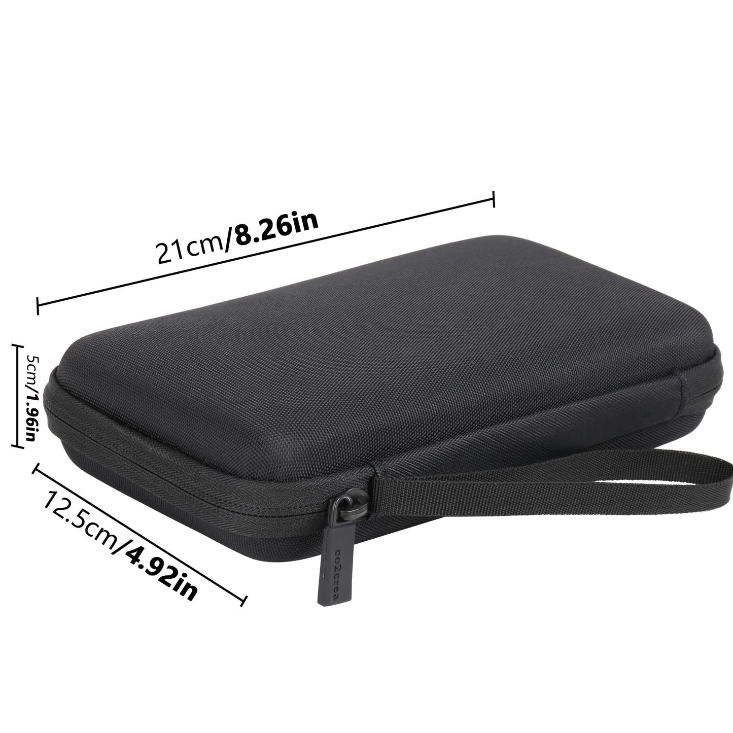 Co2Crea Hard Case Replacement For Vtech Kidibuzz 3 / Kidibuzz G2 Kids’ Electronics Smart Device Kidiconnect (Black Case + Inside Grey)