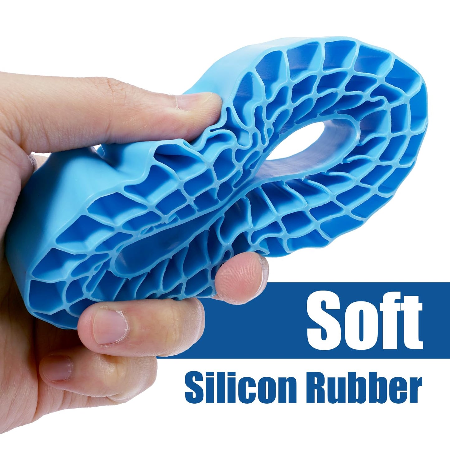 INJORA Silicone Rubber Inserts Foam for 106-108mm 1.9'' Tires(Small Blue)