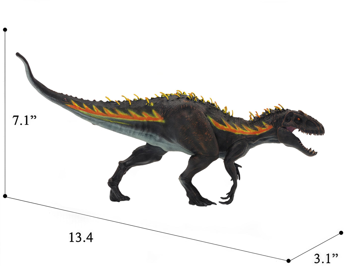 Gemini&Genius Spinosaurus Action Figure with Moveable Jaw, T-Rex Dinosaur Toy for Kids, Early Science Dino Education, Collectibl