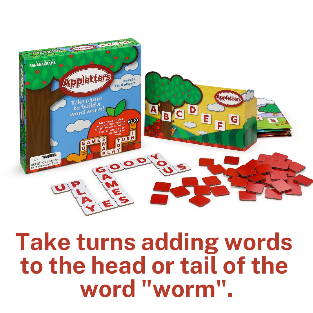 Appletters: Race To Build A Word Worm In This Board Game For Kids