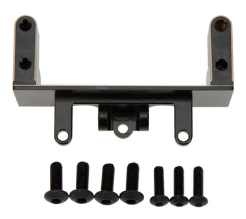 MEUS RACING UTB18 Brass Laydown Servo Mount 40g for Axial UTB18 Capra Trail Buggy #AXI212009 Upgrade Parts, Black