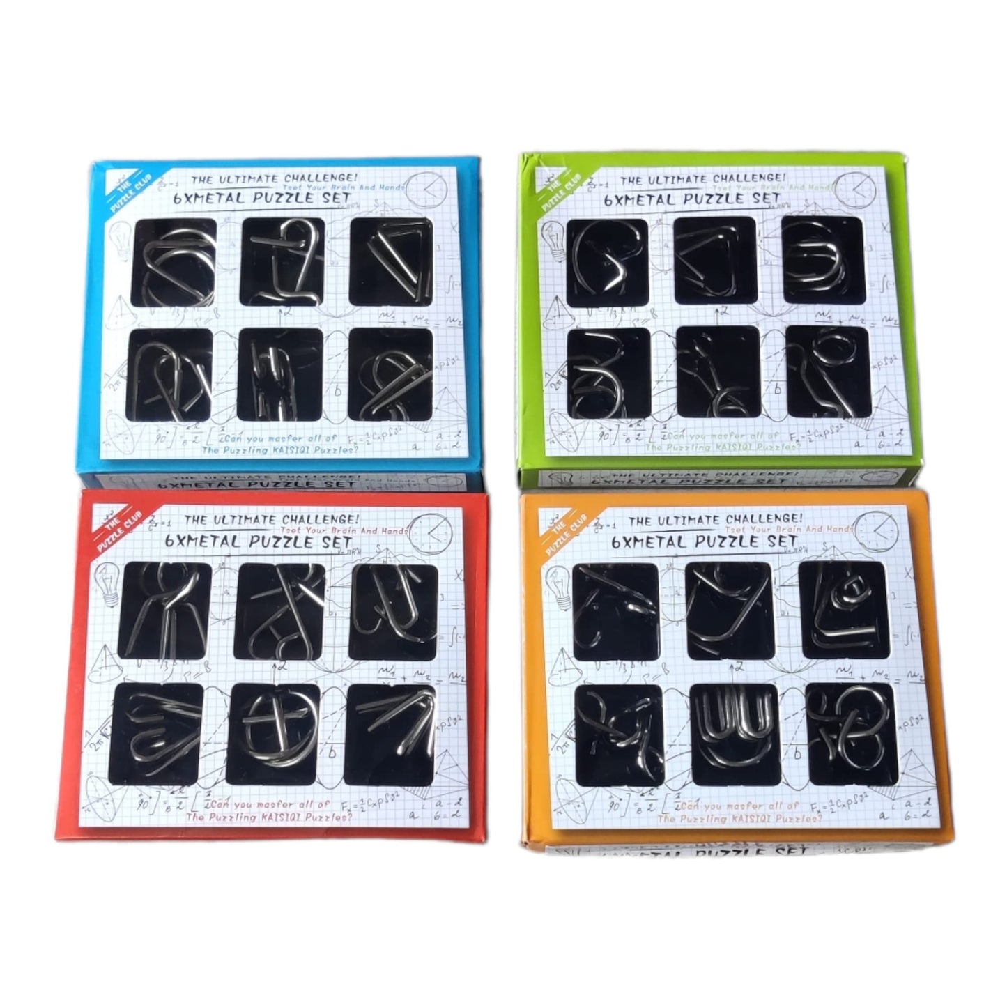 Pluspoint 5+ Years Brain Teasers Metal Wire Puzzle Toys - Assorted Metal Puzzle Toys For Gifts, Party Favors, Prizes, Disentangl